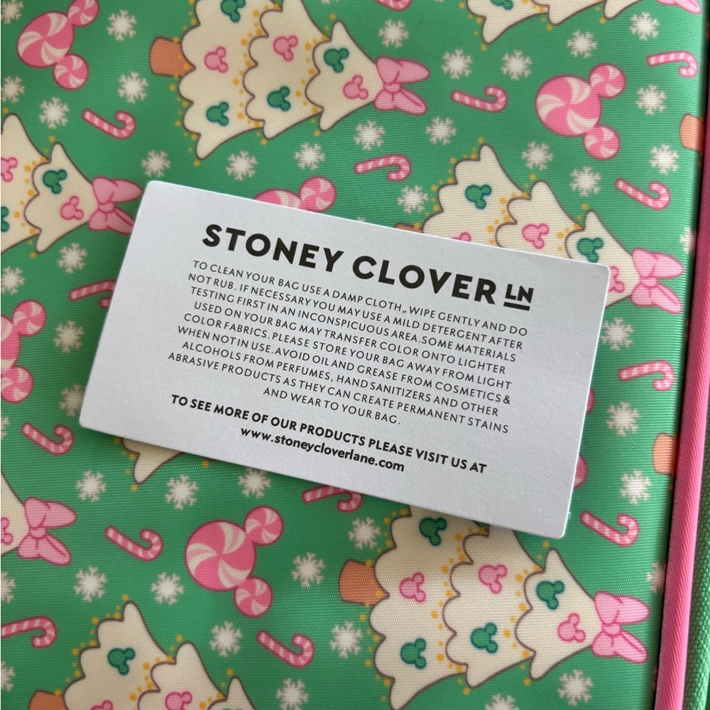 Disney Stoney Clover Christmas Tree Pink and Green Backpack for Child - Picture 11 of 12